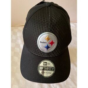 NFL ONFIELD New Era Headwear Steelers Football Baseball Cap Hat Black Size L/XL